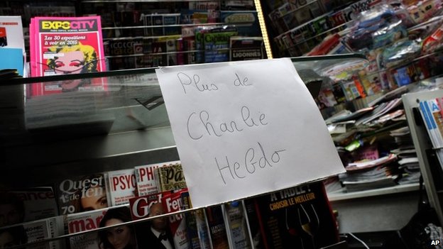 Test of world press with new Charlie Hebdo cover