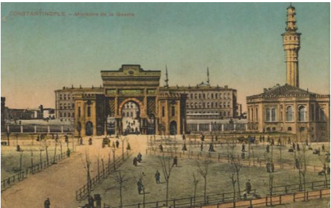 Yeni açılmış Beyazıt meydanı,1870-1900
