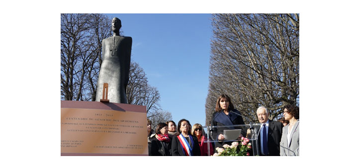 Soykırım kurbanı kadınlar anıtı Paris'te açıldı