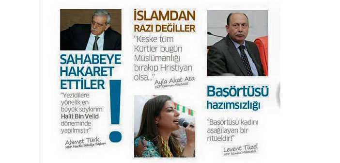 HDP aleyhindeki broşürlerde AK Parti muamması