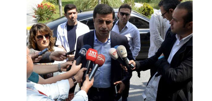 Demirtaş: “We will not be part of a coalition that includes AKP”