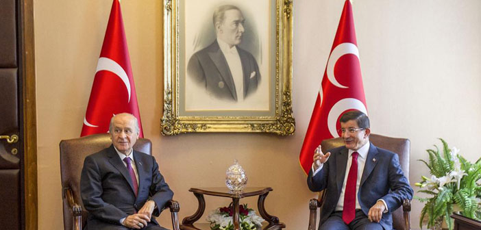 AKP - MHP görüşmesi sona erdi