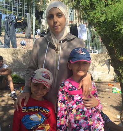 Rukiyya and her kids. 