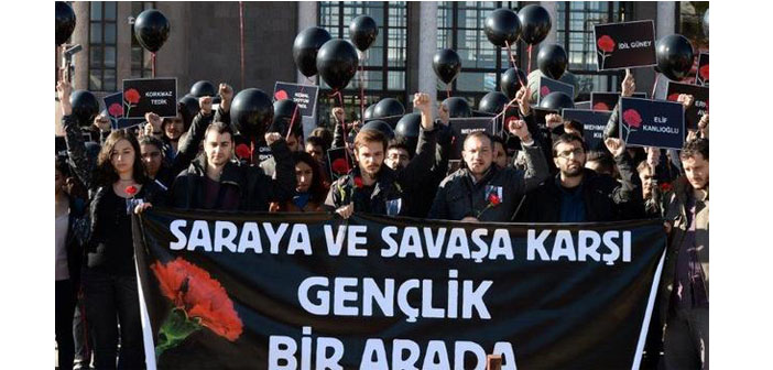 Gençlik örgütleri Ankara Katliamı'nı andı