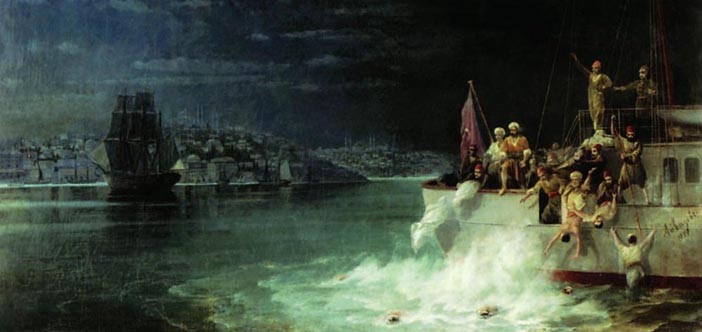Ayvazovski madalyalarını nasıl denize attı?