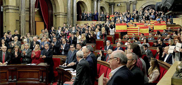 Katalonya Parlamentosu, bağımsızlık tasarısını kabul etti