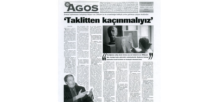 Agos'un arşivinden: Hrant Dink -  Kerabaydzar Zekiyan söyleşisi