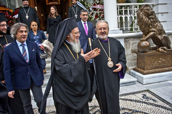 Ermeni Patrikhanesi’nin misafirleri vardı