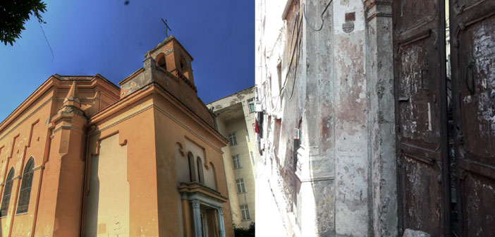 What happened to two churches in Bursa?