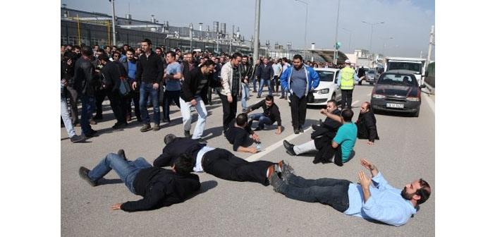 Renault'da polis saldırısı, 15 işçi gözaltında