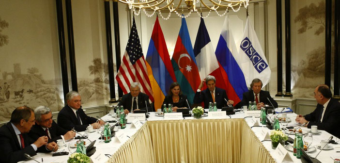 Sargsyan and Aliyev come together with OSCE group