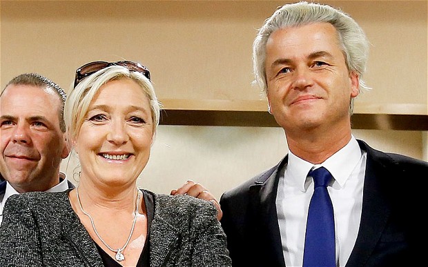 Marine Le Pen ve Gert Wilder