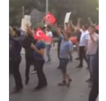 İstanbul Almanya Konsolosluğu önünde nefret söylemi