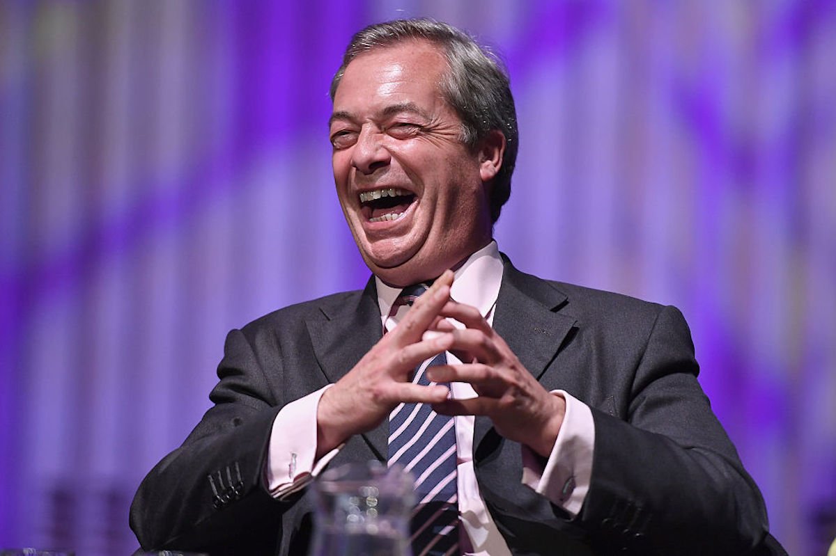 Nigel Farage. Photo: gettyimages