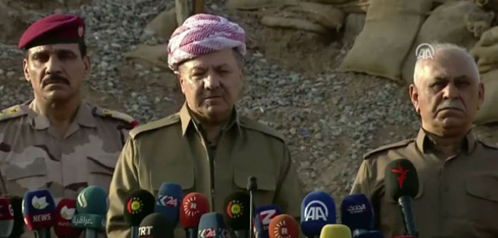 Barzani: Ankara operasyona katılmak istiyorsa Bağdat'la anlaşmalı