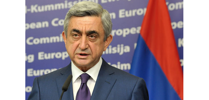 Sarkisyan: Ermenistan-Türkiye sınırının açılması bize bağlı değil