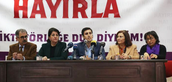 Diyarbakır'da 'Hayır' deklarasyonu