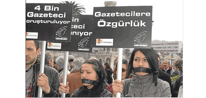 Türkiye basın özgürlüğünde ‘kara liste’ye girmek üzere