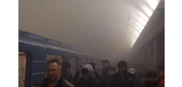 St. Petersburg'da patlama: En az 10 kişi hayatını kaybetti