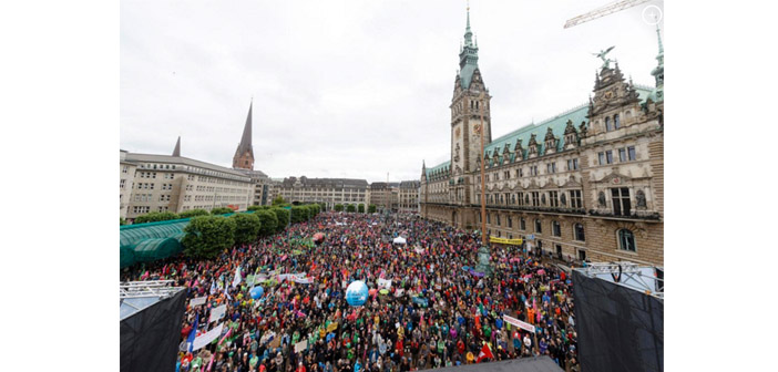 Hamburg'daki G20 protestolarında 44 gözaltı