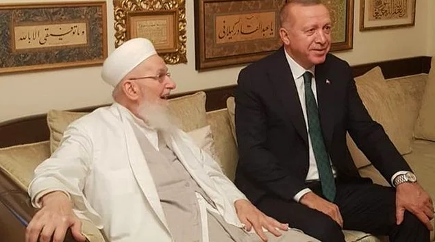 Erdoğan İsmailağa Cemaati liderini ziyarette