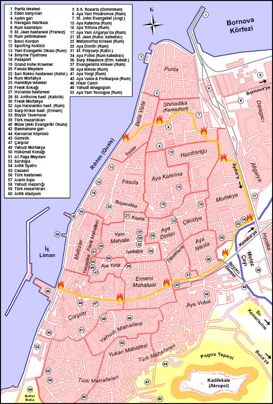 İzmir'in ilk haritalarından biri