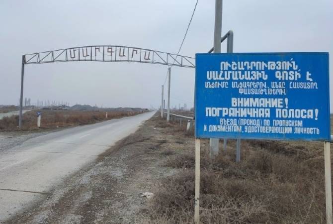Türkiye-Ermenistan sınırındaki Margara kapısı büyük ölçüde hazır