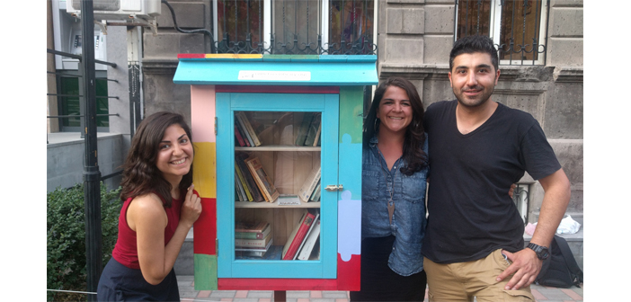 Free little libraries in Yerevan now
