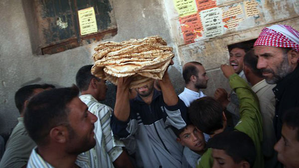 Halep’te artık ekmek de yok