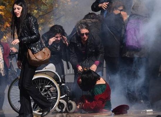 Polis Ankara Adliyesi’ni gaza boğdu