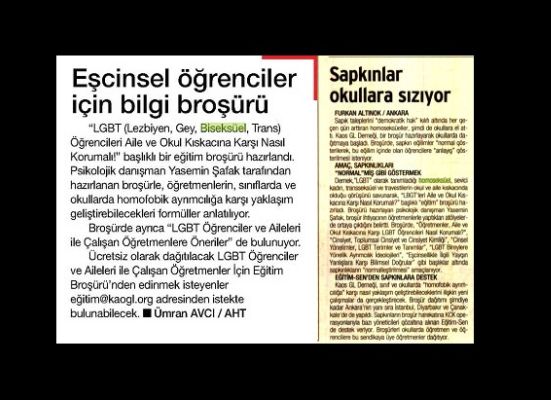 Akit’in homofobik haberine ‘beraat’ kararı