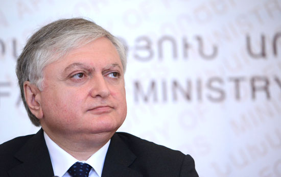 Cumhurbaşkanlığı yemin törenine Dışişleri Bakanı Nalbandian katılıyor 