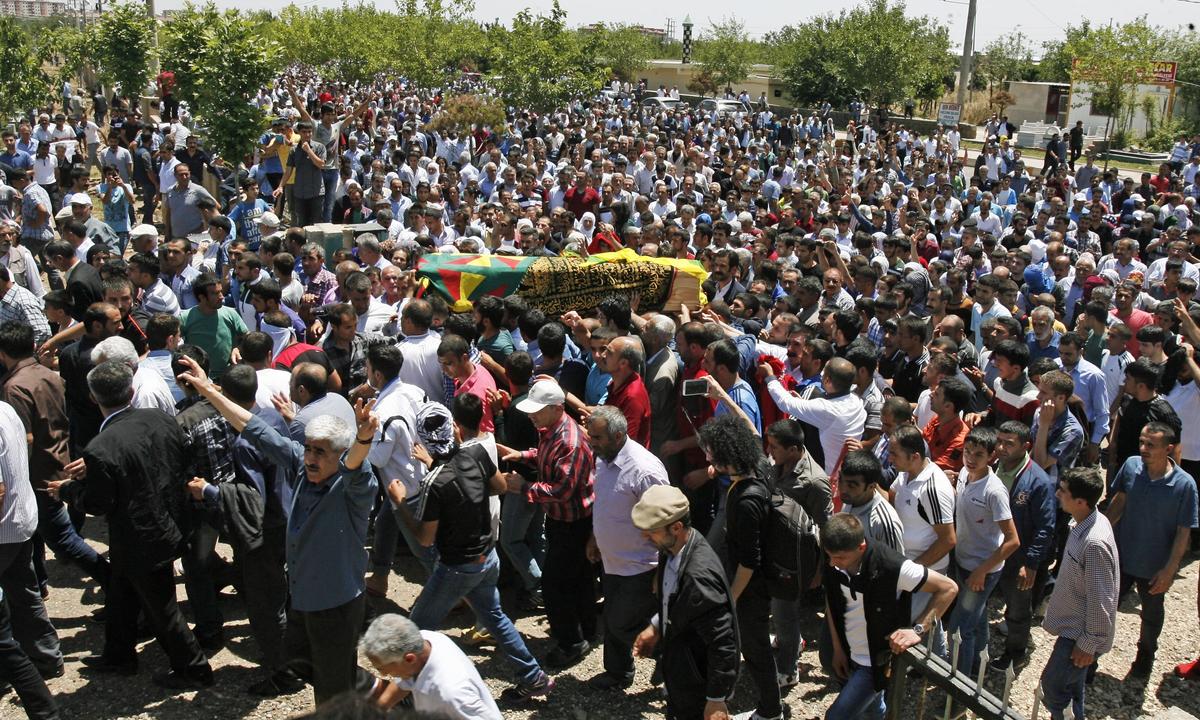 Lice'deki savaş politikasına protesto 