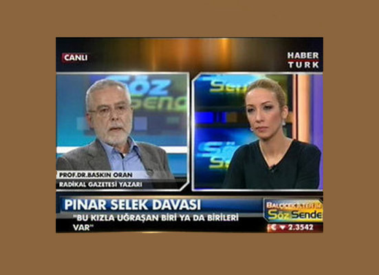Baskın Oran'dan, Mustafa Balbay ve Pınar Selek açıklaması