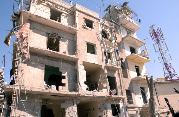 Halep’in Hıristiyan mahallesinde patlama