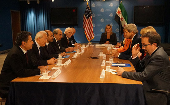 Kerry, Suriyeli muhaliflerle görüştü