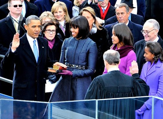 Obama, yemin töreninde eşitlik sözü verdi
