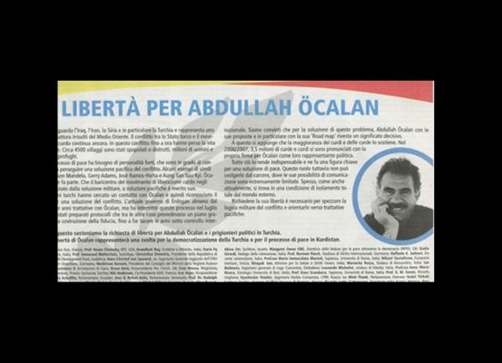 Öcalan’ın özgürlüğü için İtalya’da kampanya