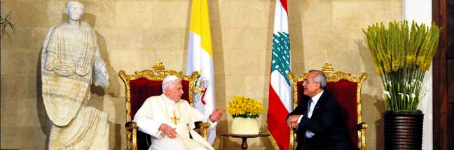 Papa, Ortadoğu'ya Lübnan'ı örnek gösterdi  