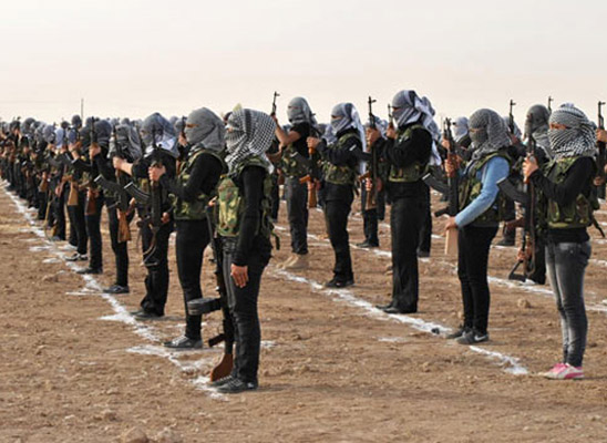 PYD, Türkiye sınırında 'Kürdistan Halk Tugayları Ordusu' kurdu  
