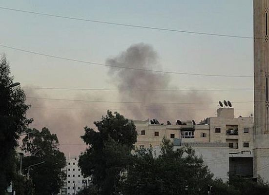 Şam'da Suriye Devlet Televizyonu'nda patlama